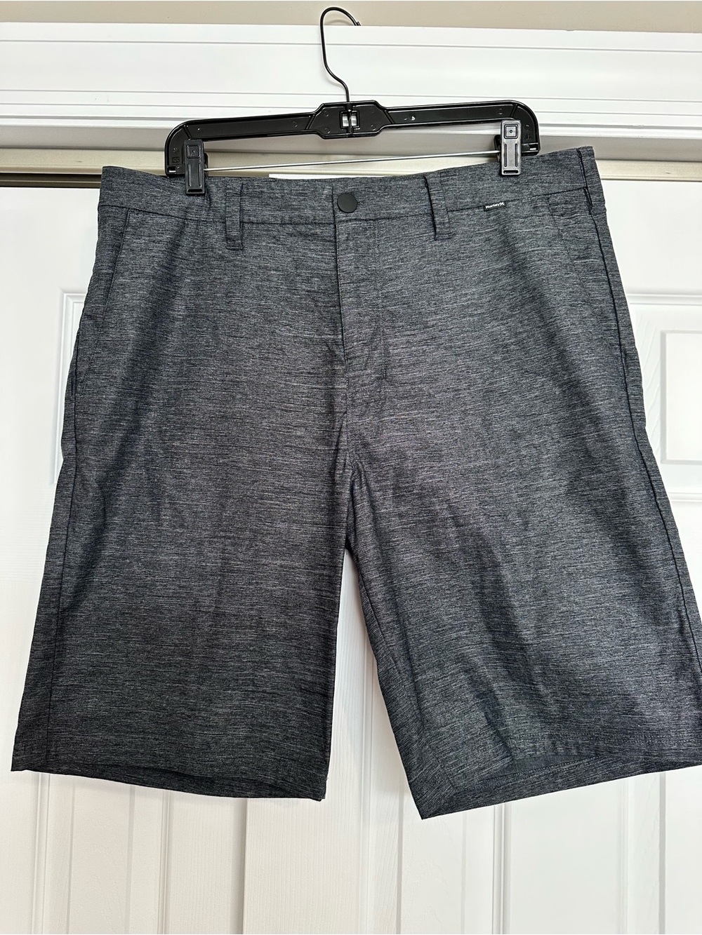 Hurley Men's Dri-Fit Breathe Heather Charcoal Flat Front Shorts